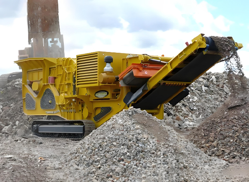Gléasra Crusher Soghluaiste Crawler